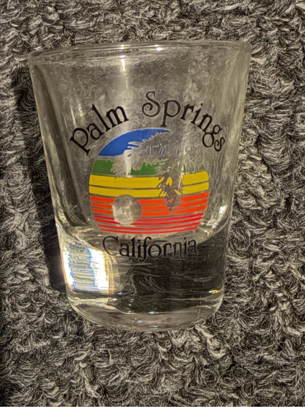 Palm Springs souvenir shot glass